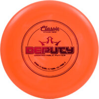 classic blend deputy orange disc discgolf