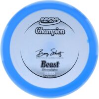 champion beast blue disc discgolf