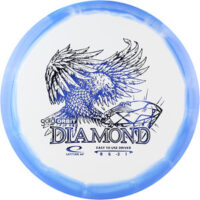 Diamond gold orbit blue